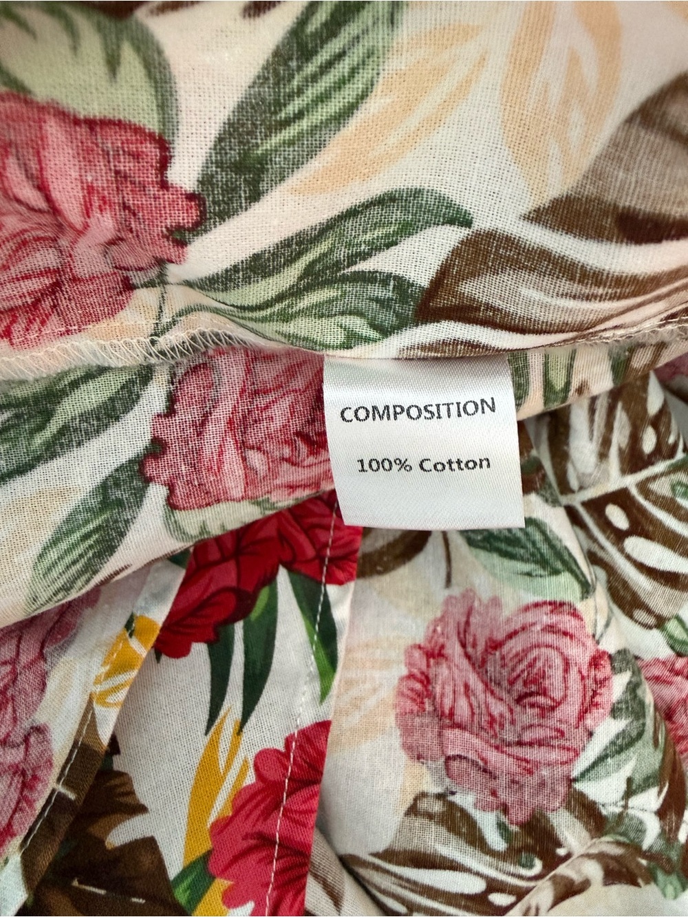 🌺 Tropical Floral Fit-and-Flare Retro Hawaiian Pinup Dress - Picture 12 of 16